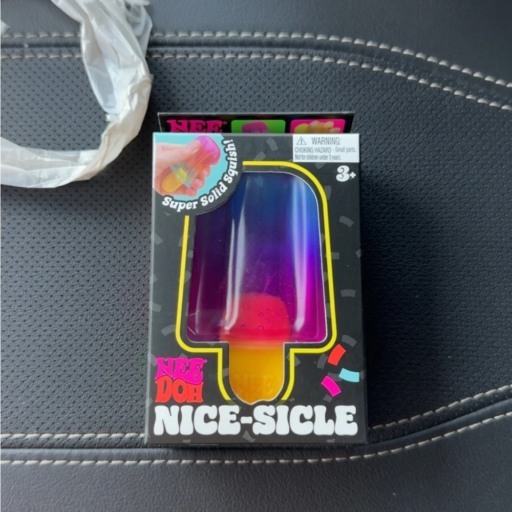 Needoh Nice-Sicle Super Solid Squish Popsicle Toy - Purple Pink